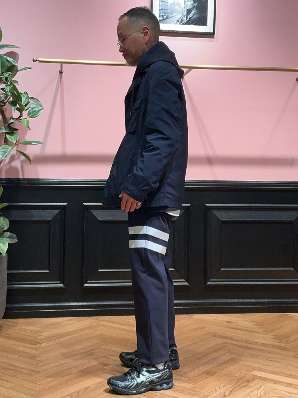 torigoeさんの「DRESSTERIOR｜【接触冷感／セットアップ可】ドライタッチ ハイカウントジップアップパーカ」を使ったコーディネート