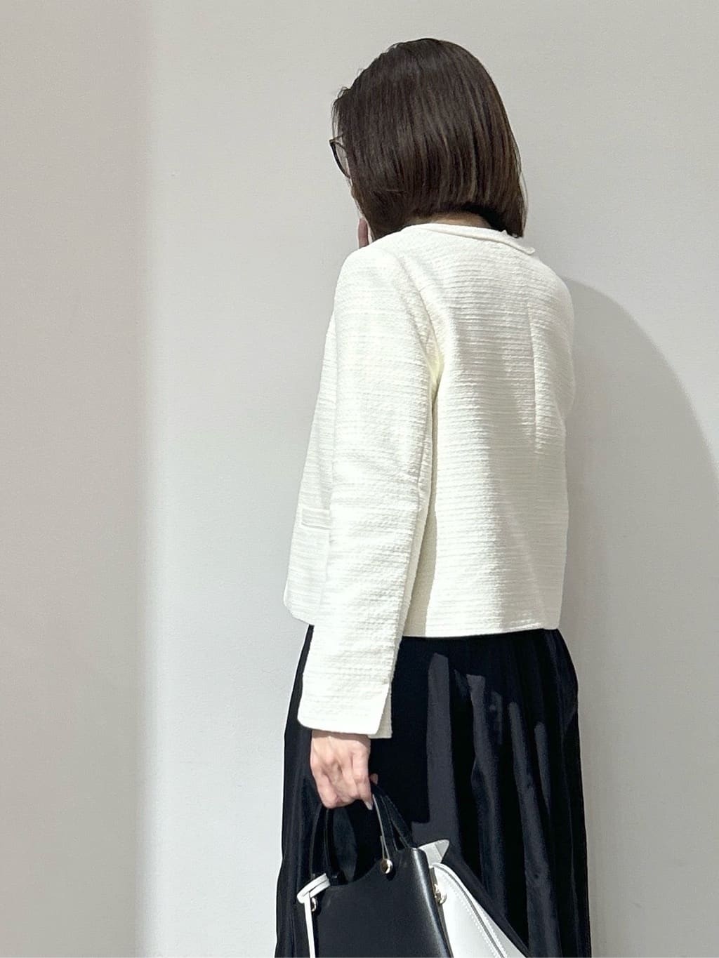 NAKAさんの「OPAQUE.CLIP｜《通勤対応》 コットンツイードジャケット」を使ったコーディネート