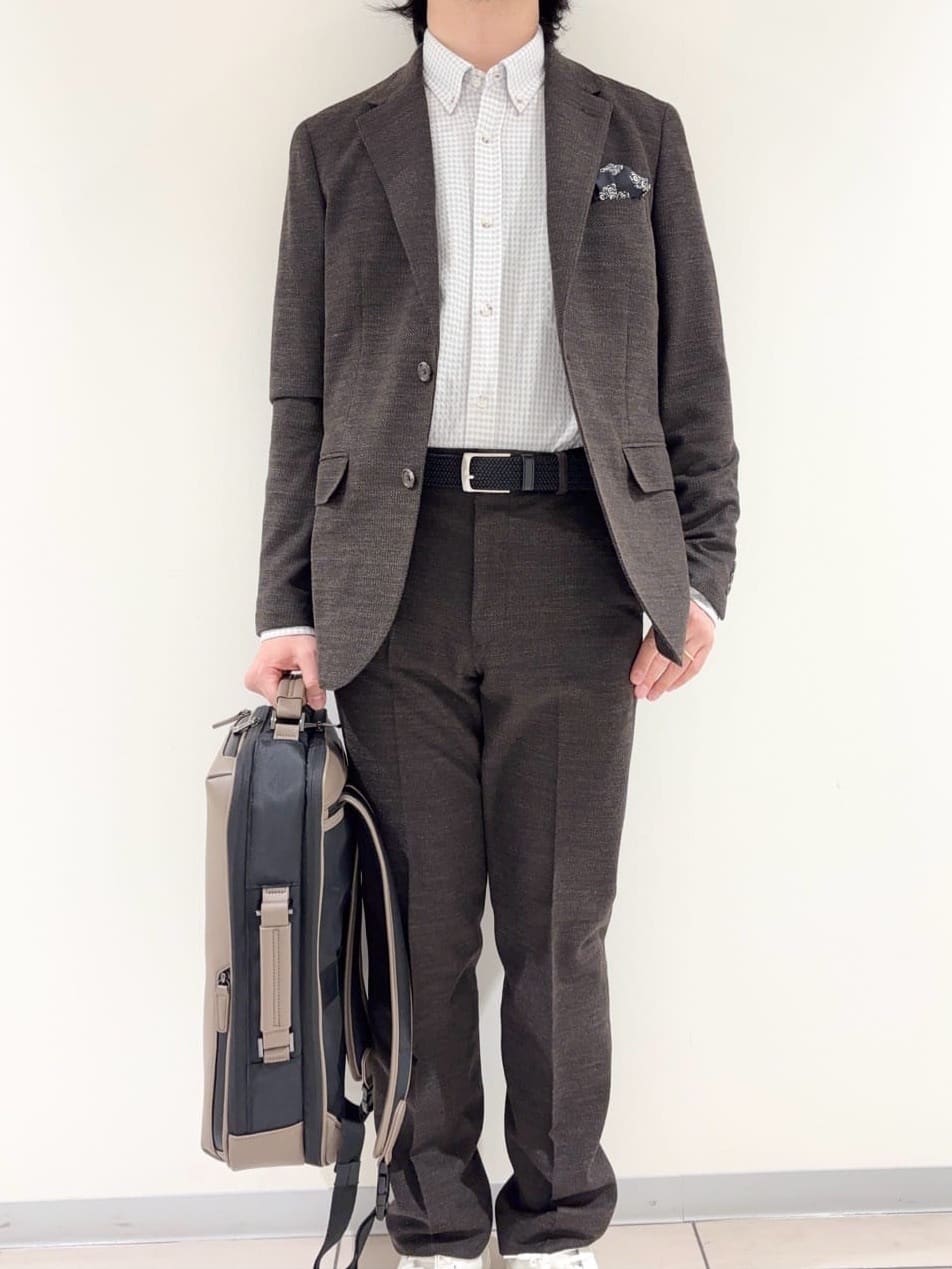 及川さんの「TAKEO KIKUCHI｜【Sサイズ～】ラッセルメッシュ ジャケット」を使ったコーディネート
