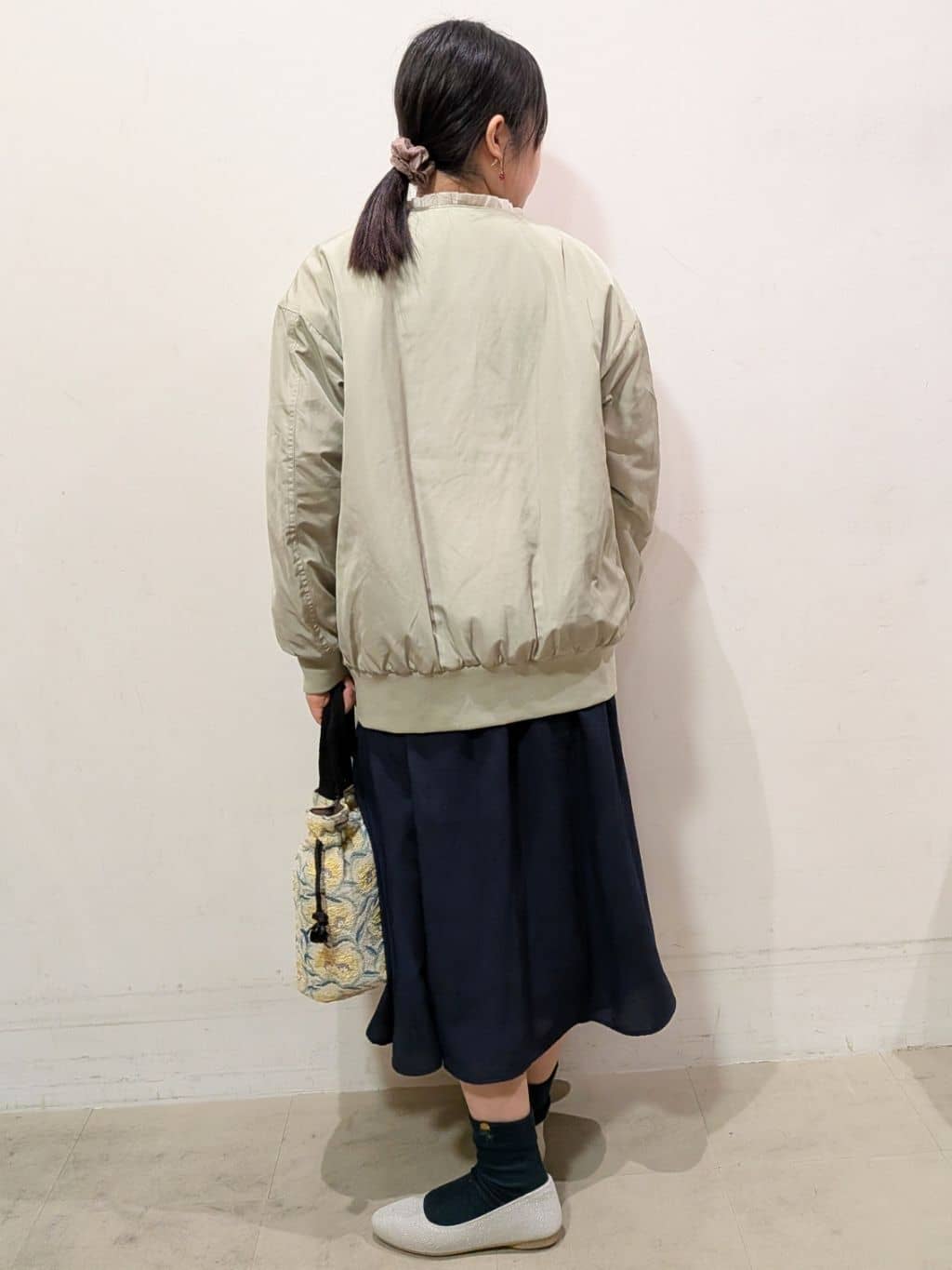 たぼく。さんの「SHOO･LA･RUE｜【S-LL】大人も取り入れやすい BIGシルエット MA－1ブルゾン」を使ったコーディネート