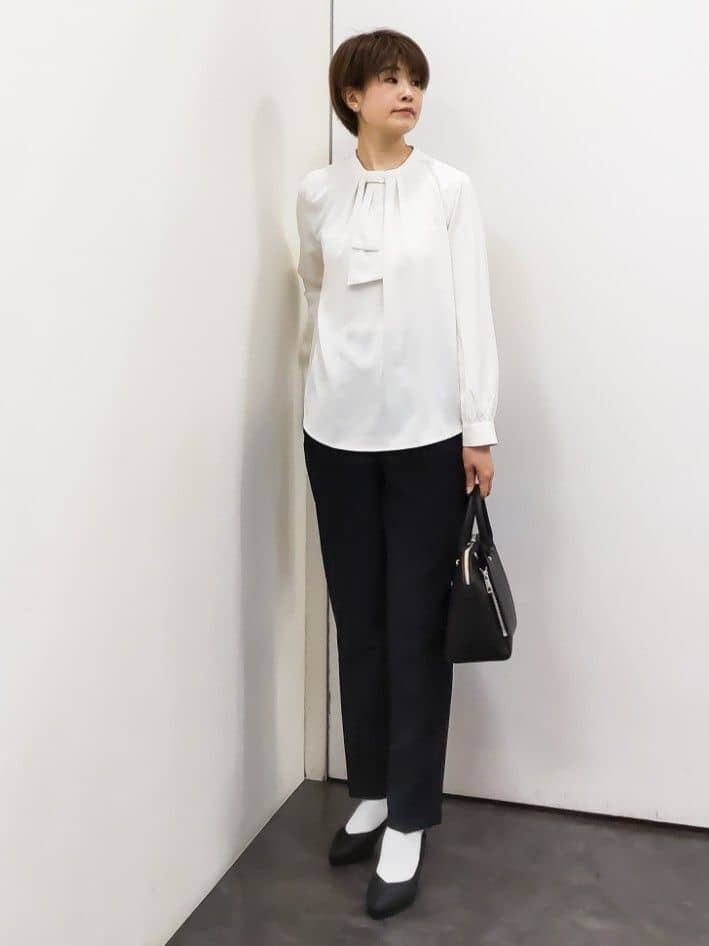やまちゃんさんの「grove｜【マシンウォッシュ／防シワ/SS-3L】ストレッチノーカラージャケット」を使ったコーディネート