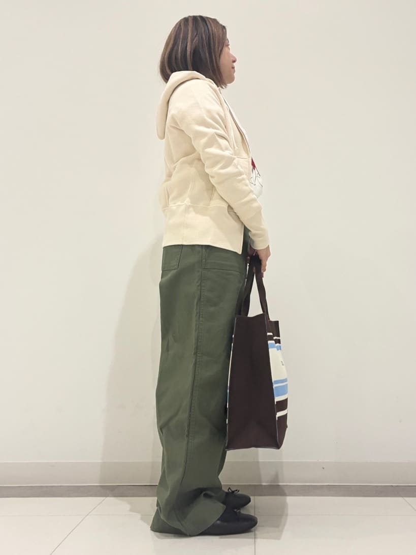 Reecoさんの「DRESSTERIOR｜デキシー吊裏毛ジップアップパーカ」を使ったコーディネート