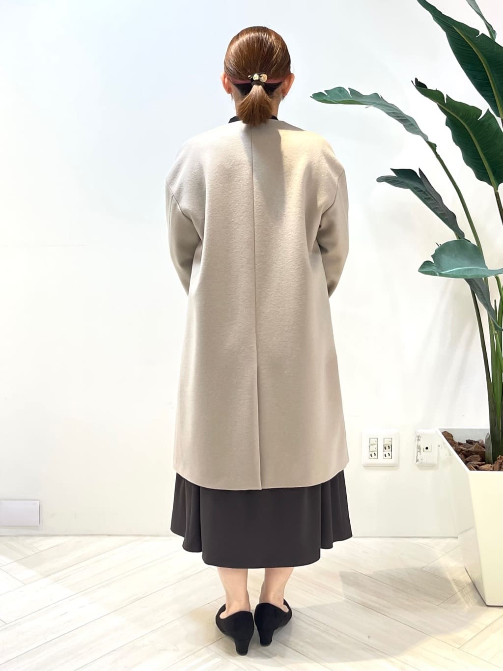 Tomoさんの「UNTITLED｜◆【洗える/前開き/フォーマル】バイカラー ワンピース」を使ったコーディネート