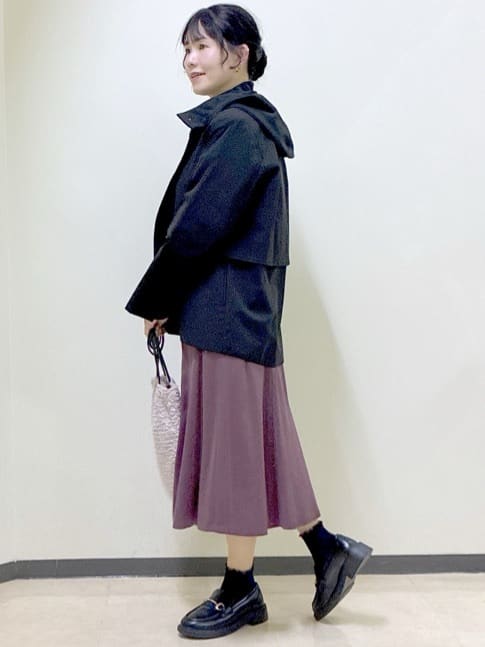  beni_gingerさんの「Reflect｜【すっきり見え／フード取り外し可／通勤におすすめ◎】ライティアウター」を使ったコーディネート