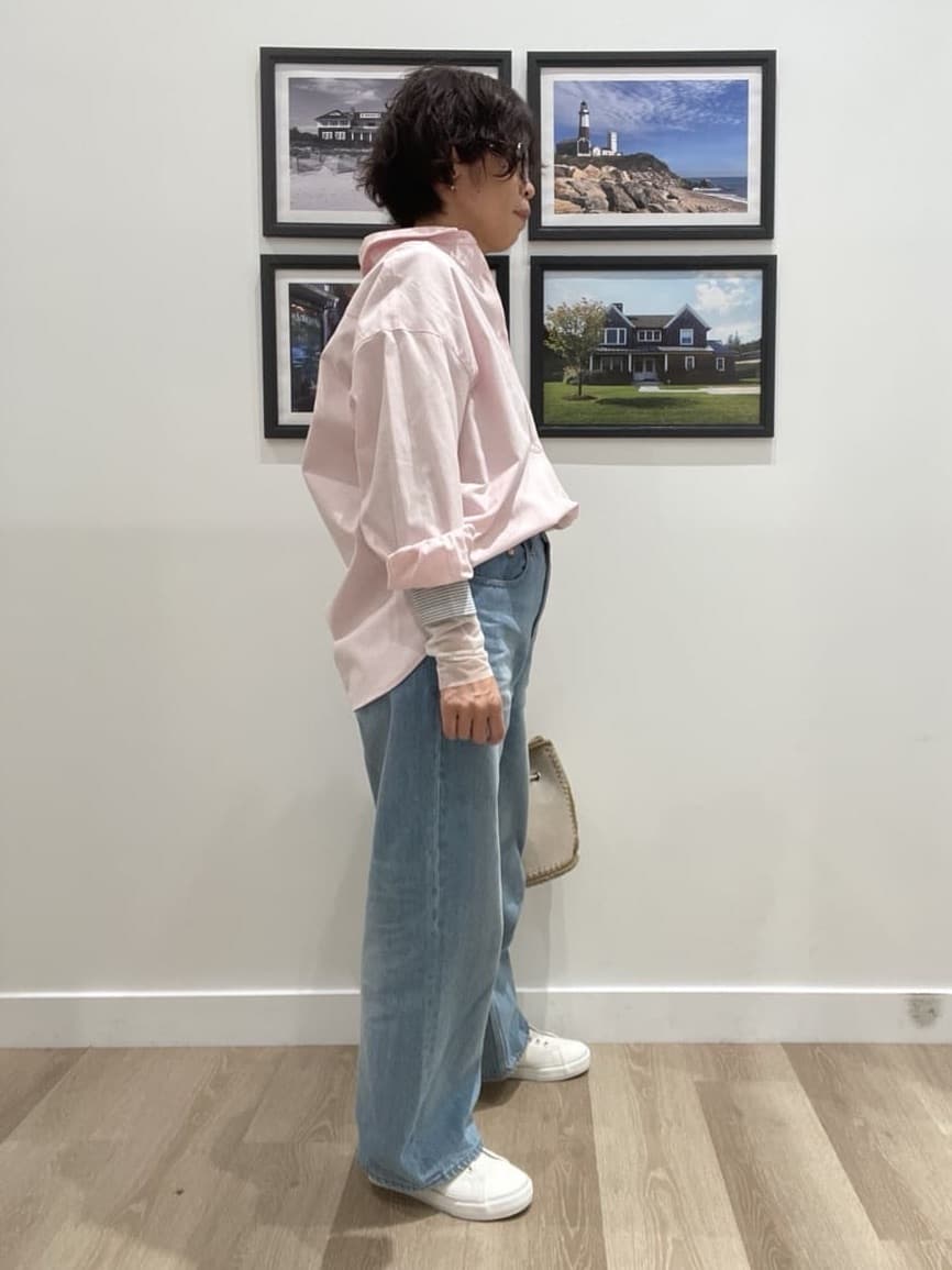 Naoさんの「Dessin｜【洗える】シアーチュールポイントカットソー」を使ったコーディネート