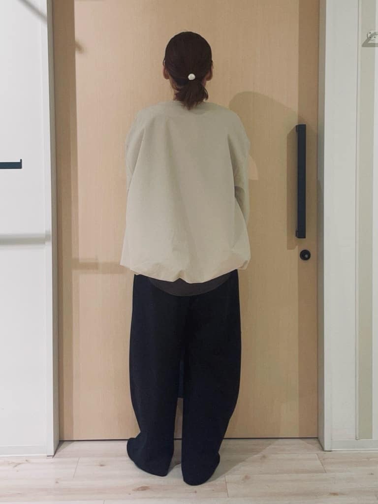 funafunaさんの「SHOO･LA･RUE｜【着丈選べる/体型カバー/洗濯機可】さらさらとろん ドルマンブラウス」を使ったコーディネート