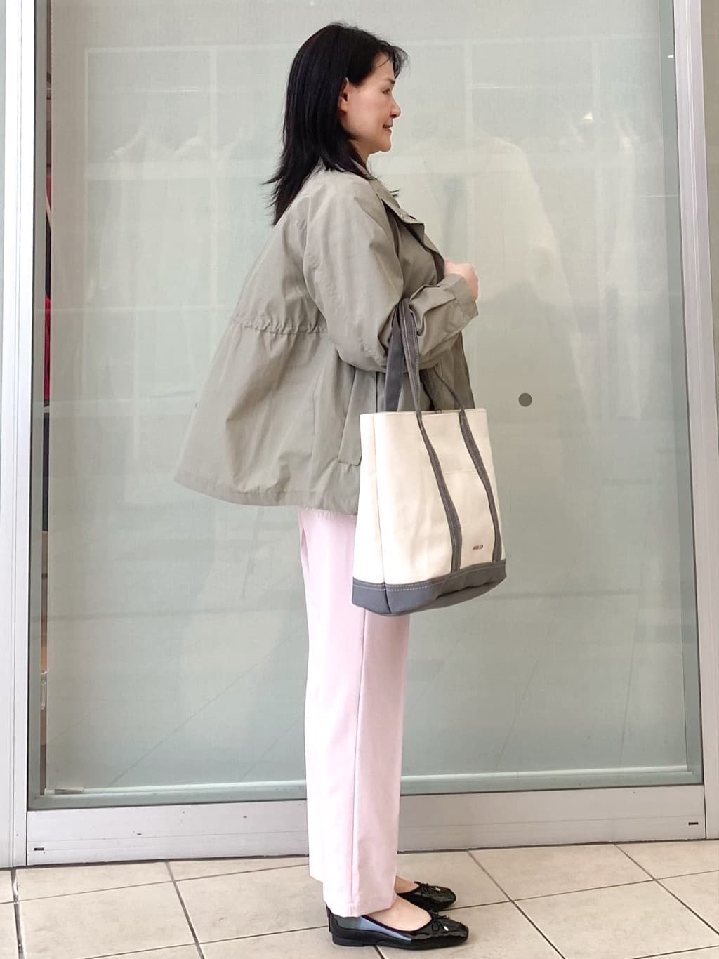 Jeanさんの「OPAQUE.CLIP｜撥水スタンドZIPブルゾン【洗濯機OK／UVケア／花粉対応】」を使ったコーディネート