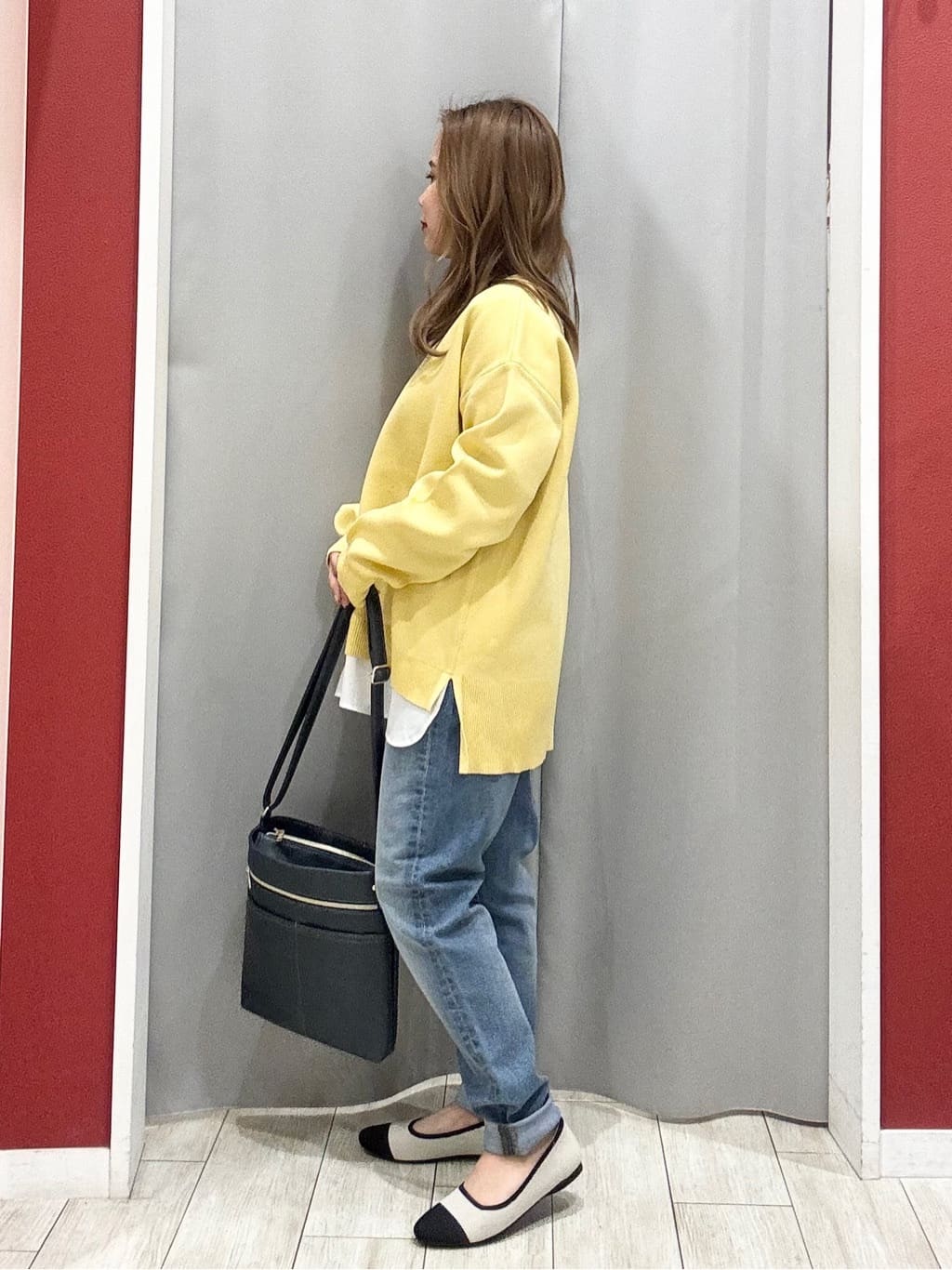 shioさんの「SHOO･LA･RUE｜【高レビュー/洗濯機可/S-LL】さらに軽くなった スポンディッシュ裾フェイクトップス」を使ったコーディネート