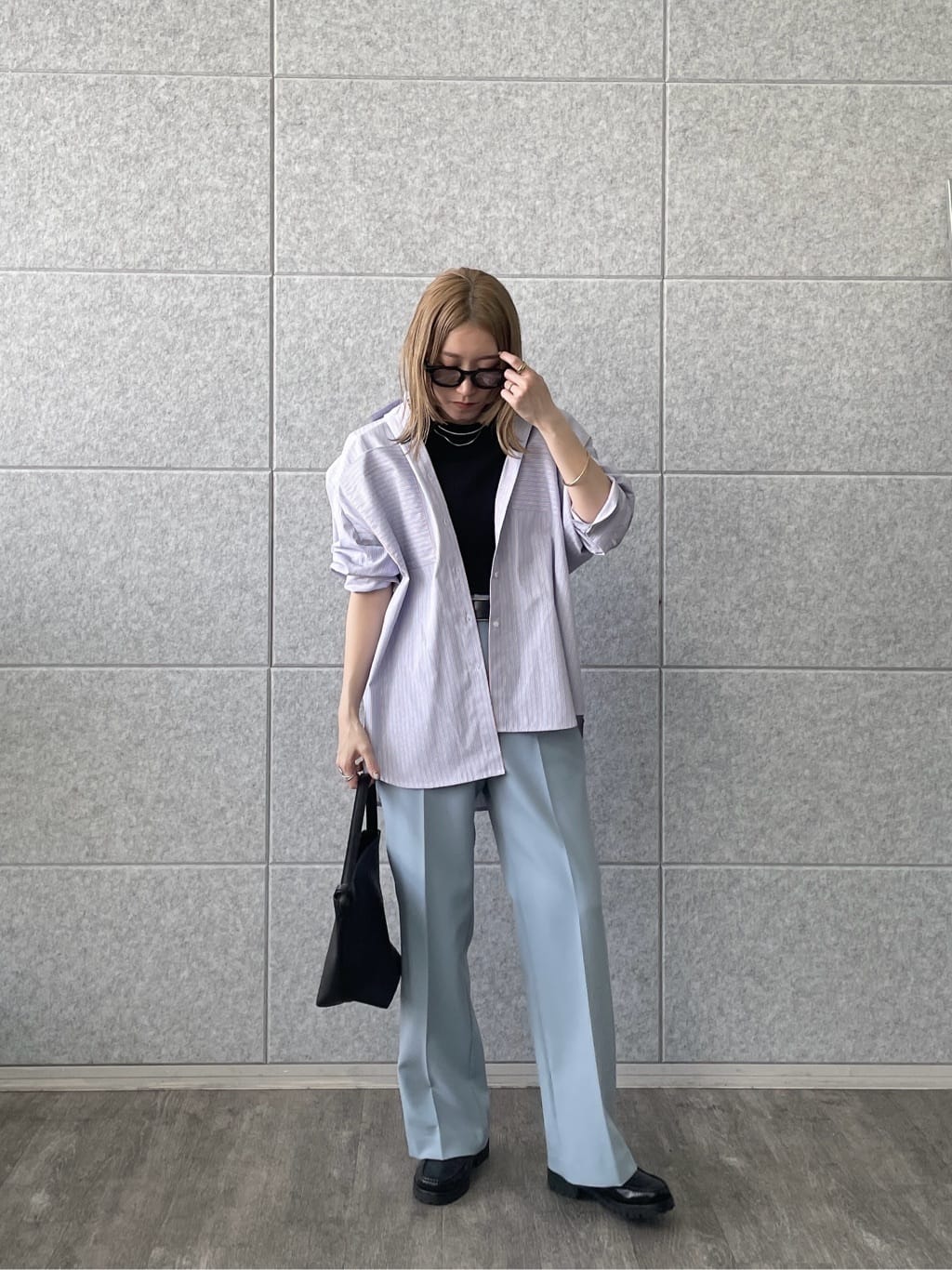 kotakiさんの「INDIVI｜Timeless｜ビッグポケットフォルムシャツ【接触冷感】」を使ったコーディネート