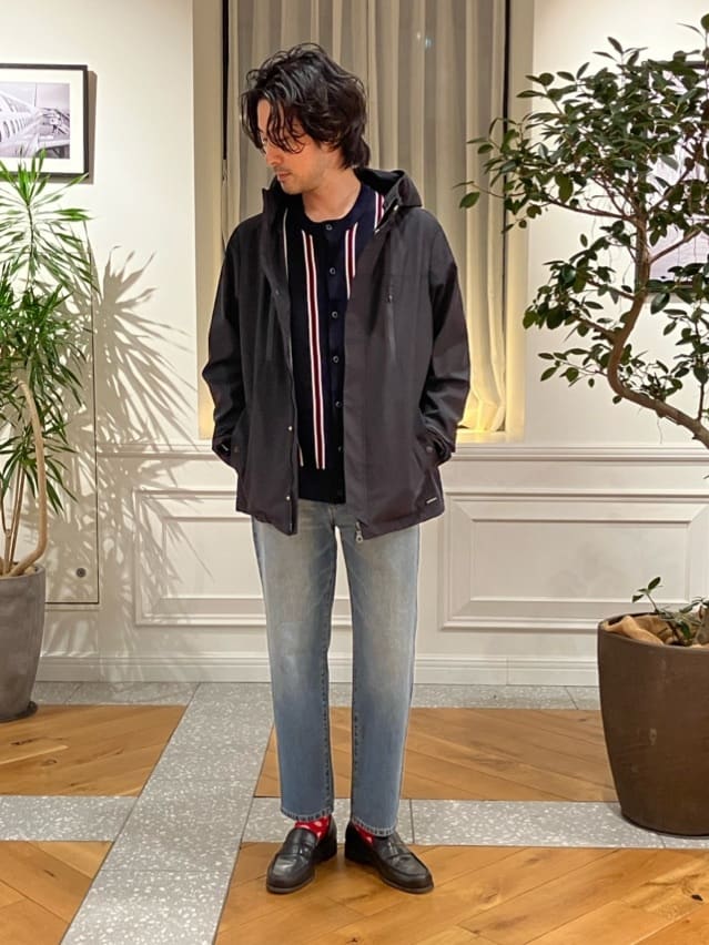 junyaさんの「DRESSTERIOR｜【防水/透湿素材/ウォッシャブル】ウォータープルーフ マウンテンパーカー」を使ったコーディネート