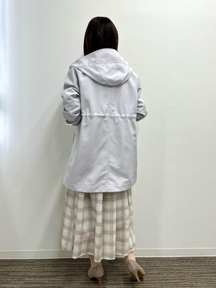 saoriさんの「【撥水・花粉防止／手洗い可】ミディアム丈マウンテンパーカー」を使ったコーディネート