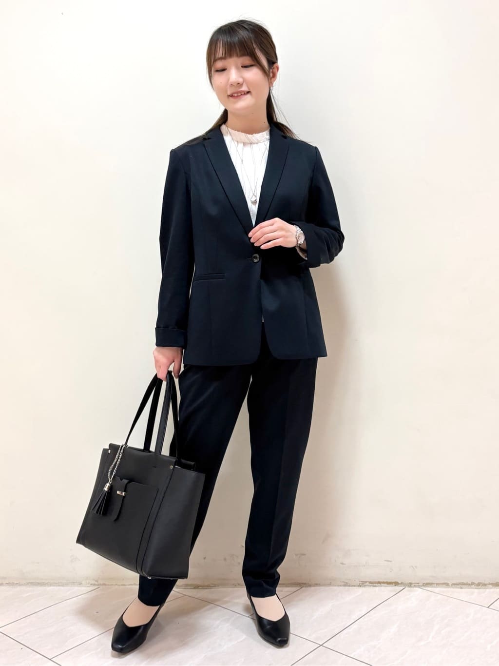 mikiさんの「Reflect｜【SS-4Lサイズ／UVカット／接触冷感】匠ジャケット／ロングテーラード」を使ったコーディネート