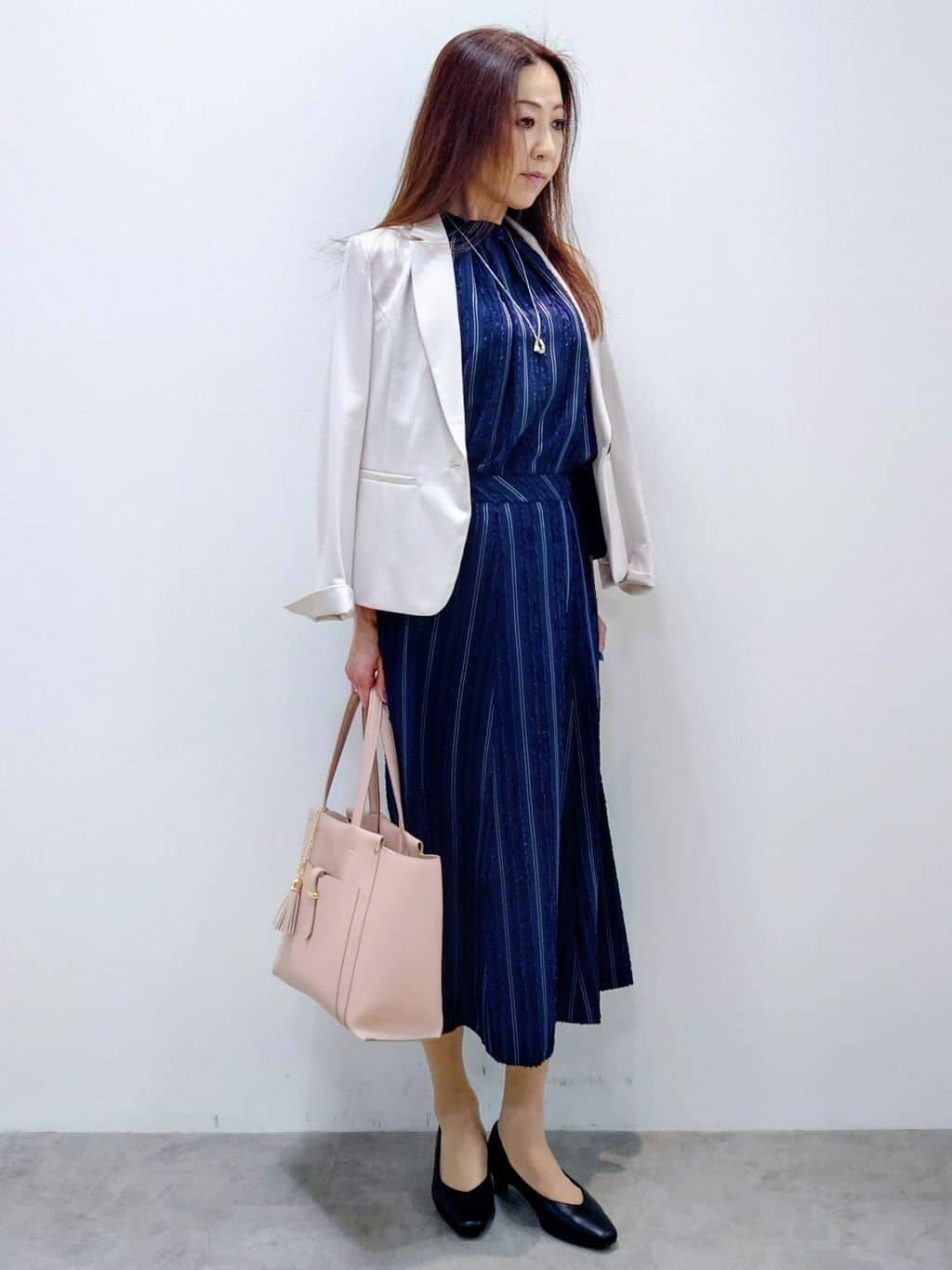 yoshiさんの「Reflect｜【SS-4Lサイズ／UVカット／接触冷感】匠ジャケット／ベーシックテーラード」を使ったコーディネート