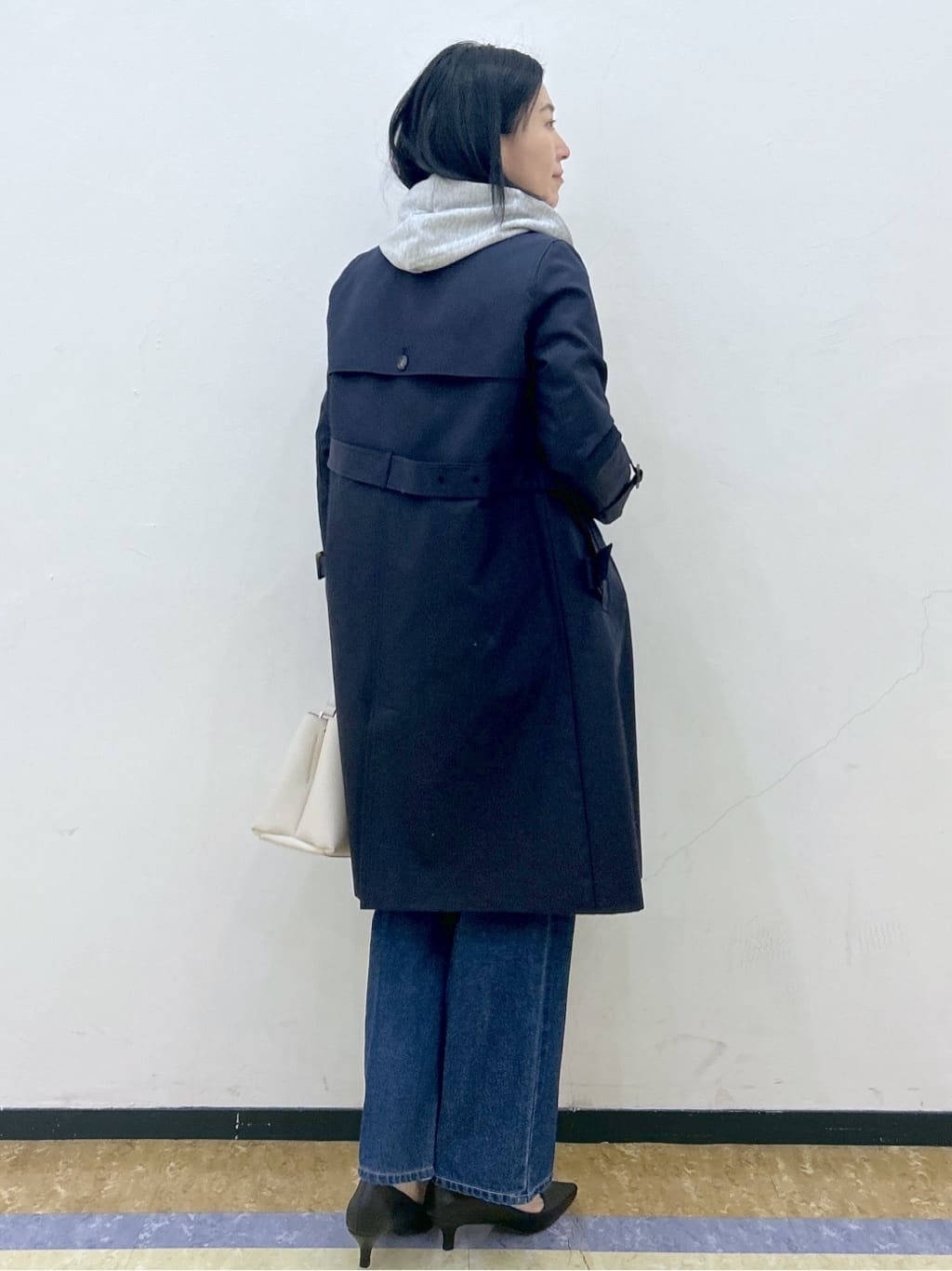 su.さんの「index｜撥水トレンチコート【洗濯機OK／花粉対応】《XS～3L》」を使ったコーディネート