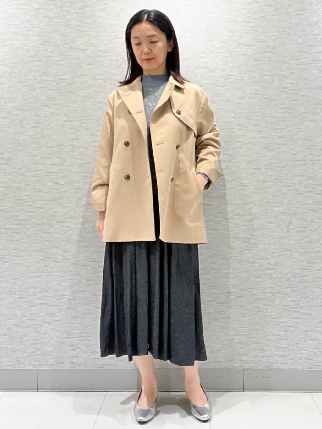 marikoさんの「Reflect｜【オン・オフ着回しやすい◎】ダブルブレストジャケット」を使ったコーディネート