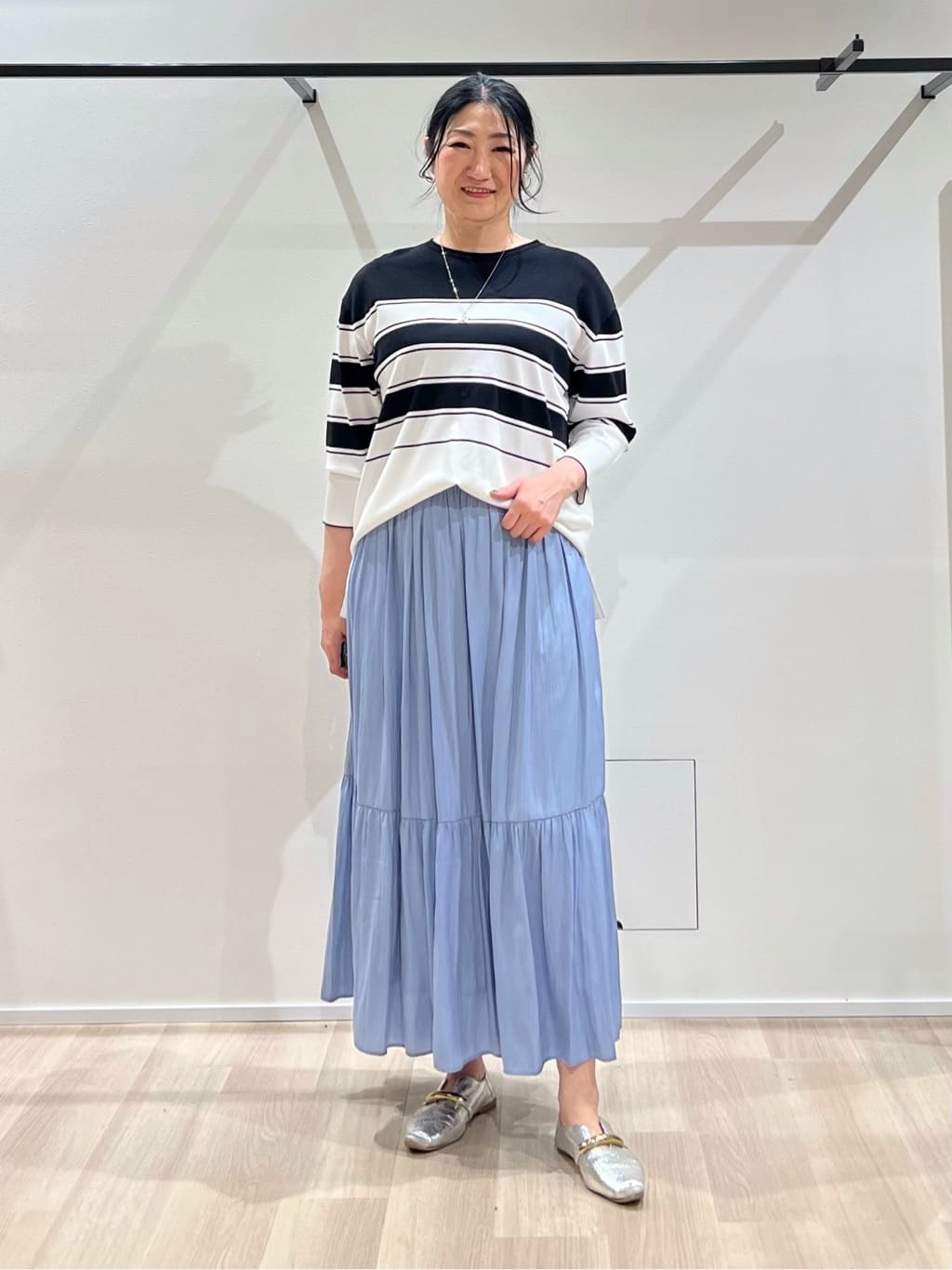 TOMOMIさんの「UNTITLED｜【古畑星夏さん着用/人気デニム】MAKE&times;DENIMスリムストレート」を使ったコーディネート