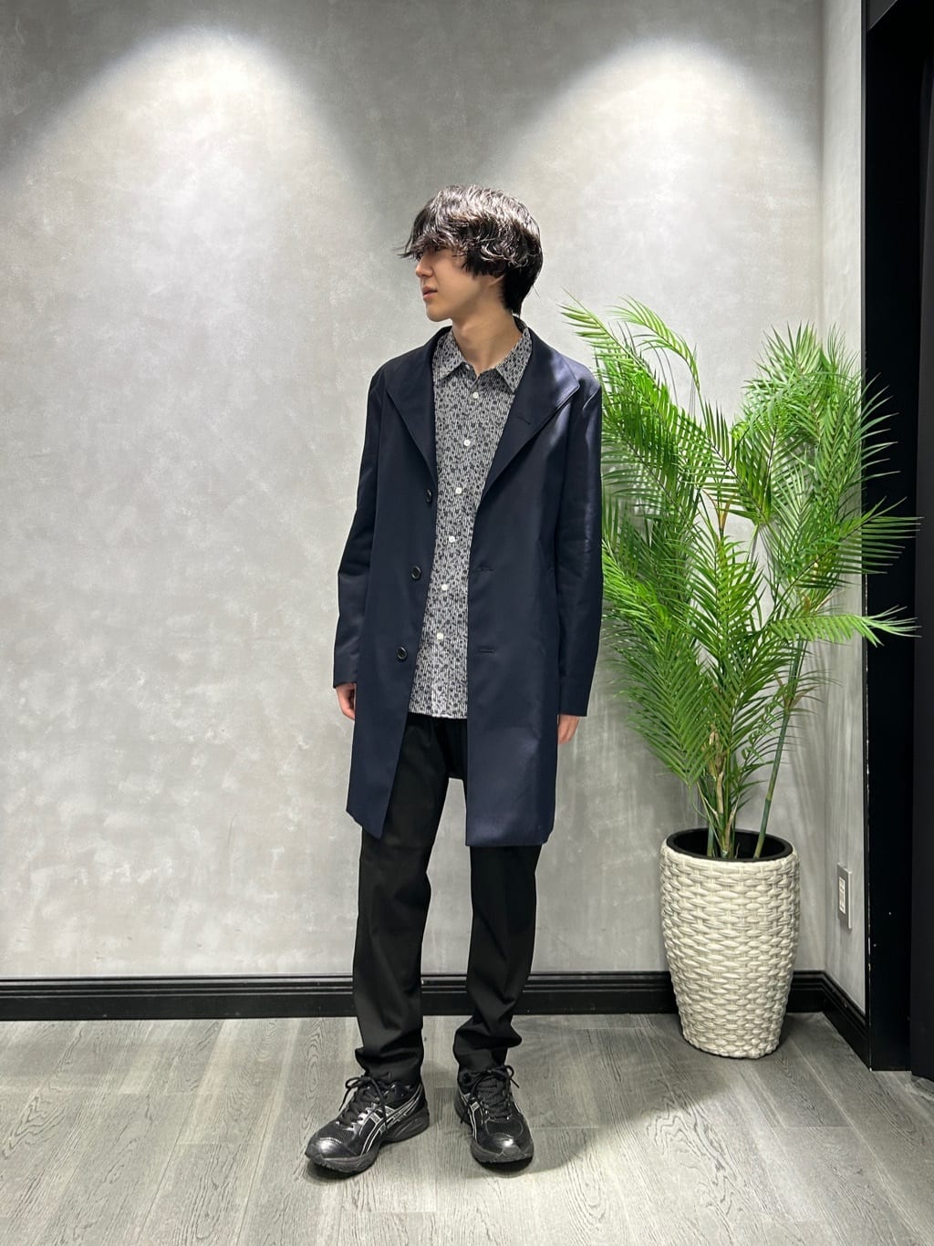 ruiさんの「TAKEO KIKUCHI｜撥水ツイル スタンドカラー コート」を使ったコーディネート