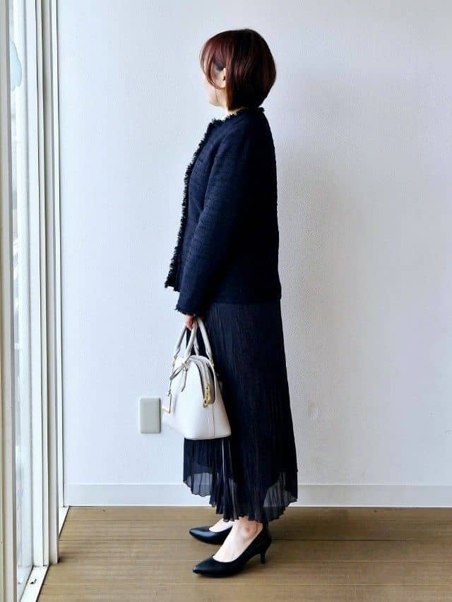 やじまさんの「UNTITLED｜【仕事着/スーツ】ファンシーツイード ジャケット」を使ったコーディネート