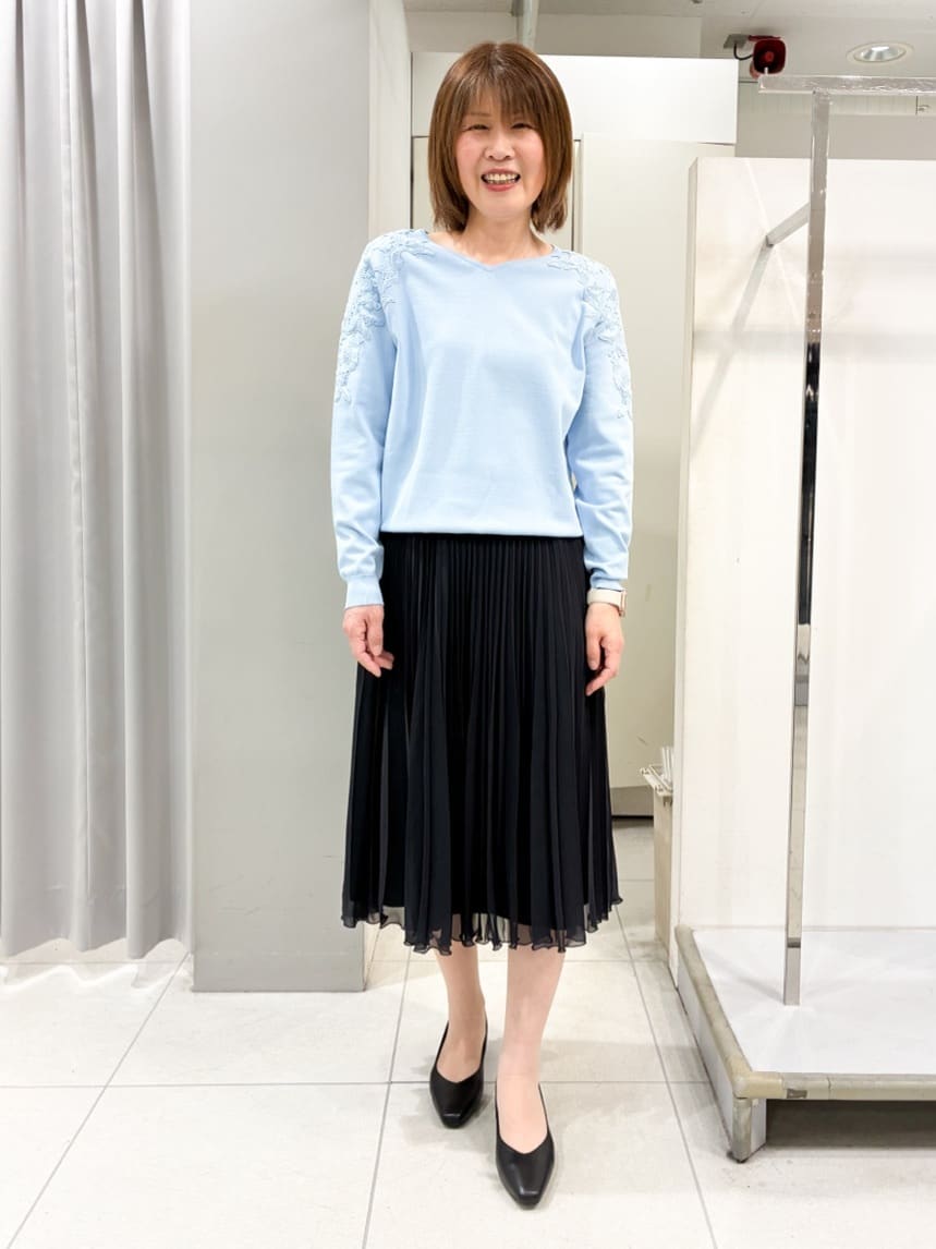 たみちゃんさんの「Reflect｜レースデザインスリーブカーディガン」を使ったコーディネート