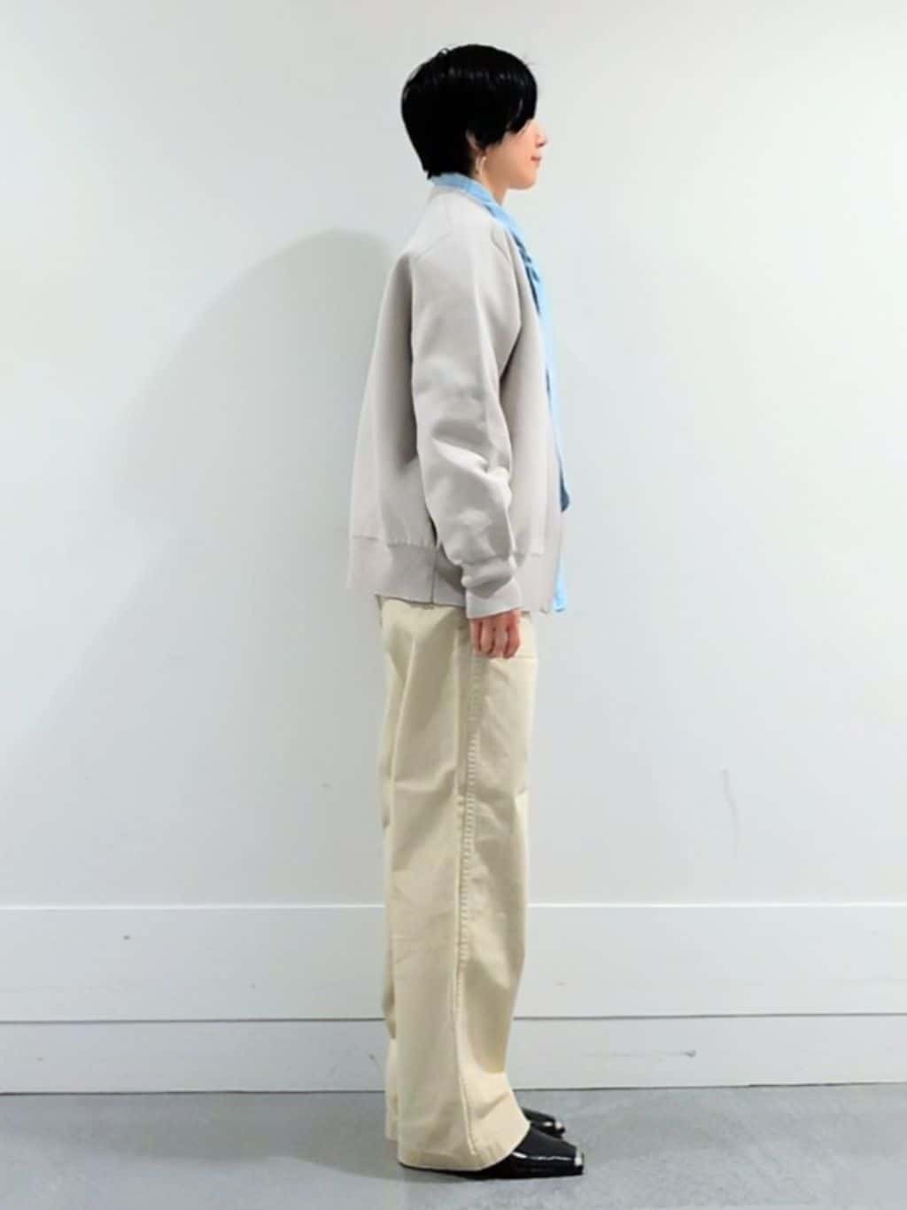 ミズタさんの「UNTITLED｜◆【軽羽織り/セットアップ可】ジップアップニットカーディガン」を使ったコーディネート