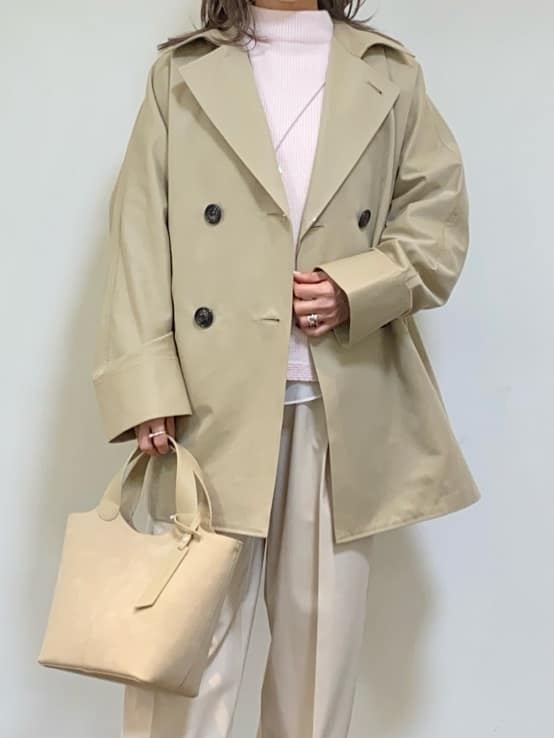 tomoさんの「UNTITLED｜【洗える】スポンディッシュ ボトルネックニット」を使ったコーディネート