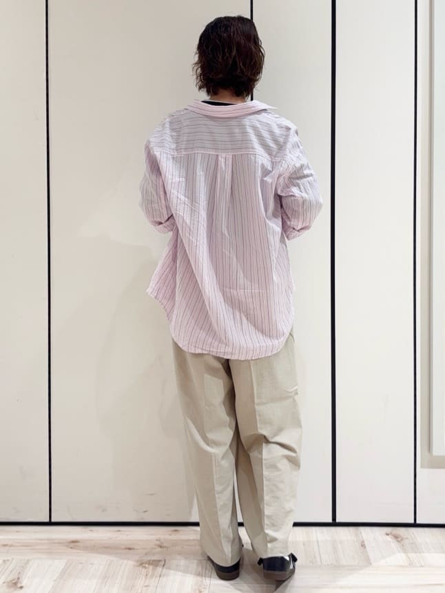 ｓａｔｏｍｉさんの「SHOO･LA･RUE｜【洗濯機可/セットアップ可/UV/SS-LL】楽してきちんと きれい見えゆったりワイドパンツ」を使ったコーディネート