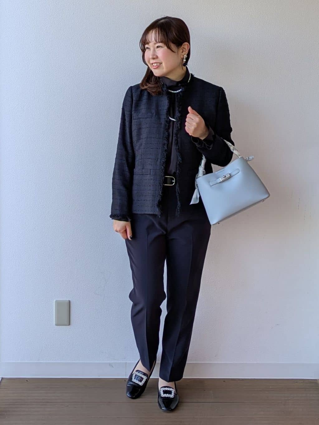 なみきさんの「UNTITLED｜【仕事着/スーツ】ファンシーツイード ジャケット」を使ったコーディネート