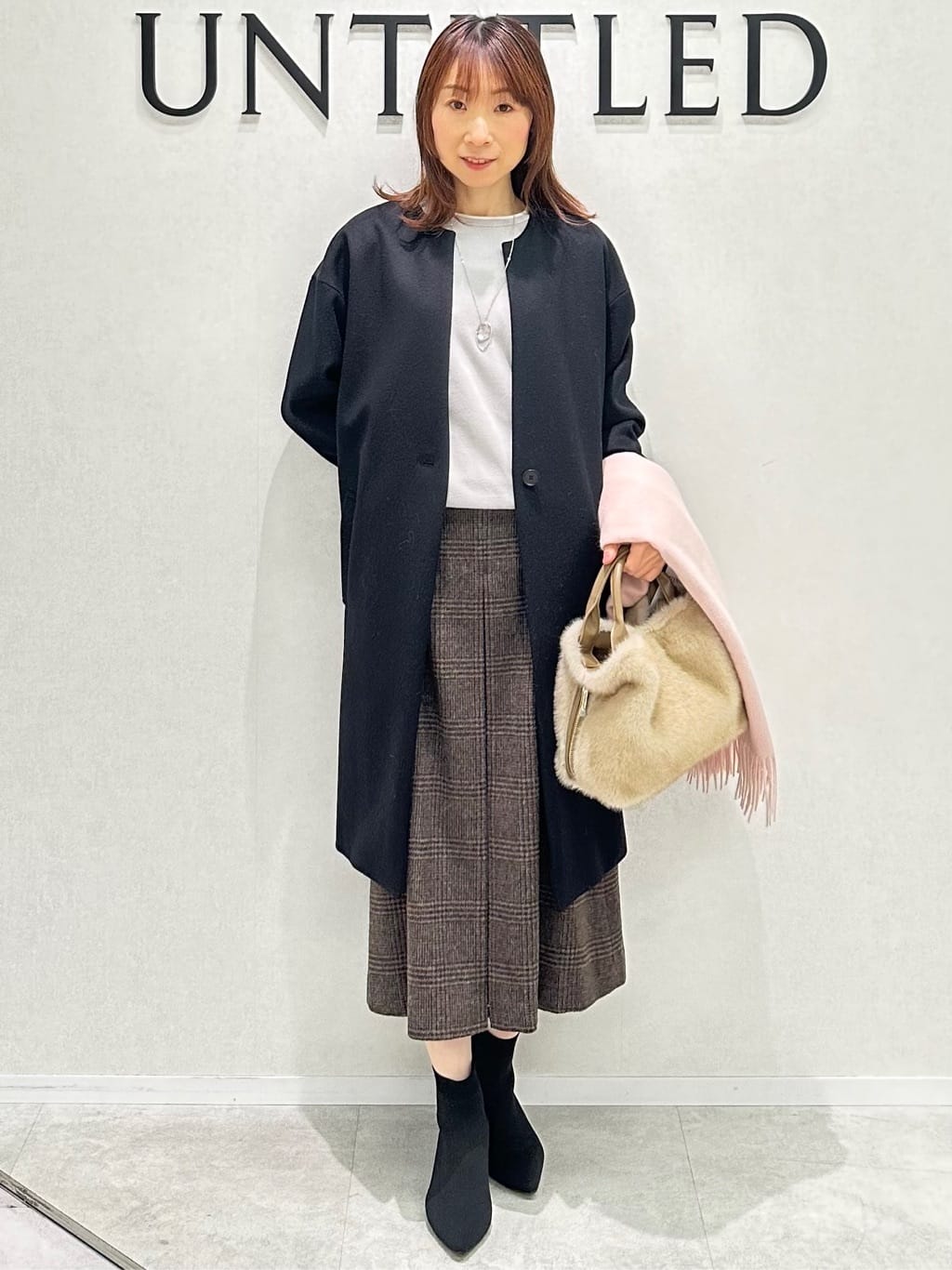 Miwaさんの「UNTITLED｜【アンサンブル可/洗える】ウォームスパンニット」を使ったコーディネート