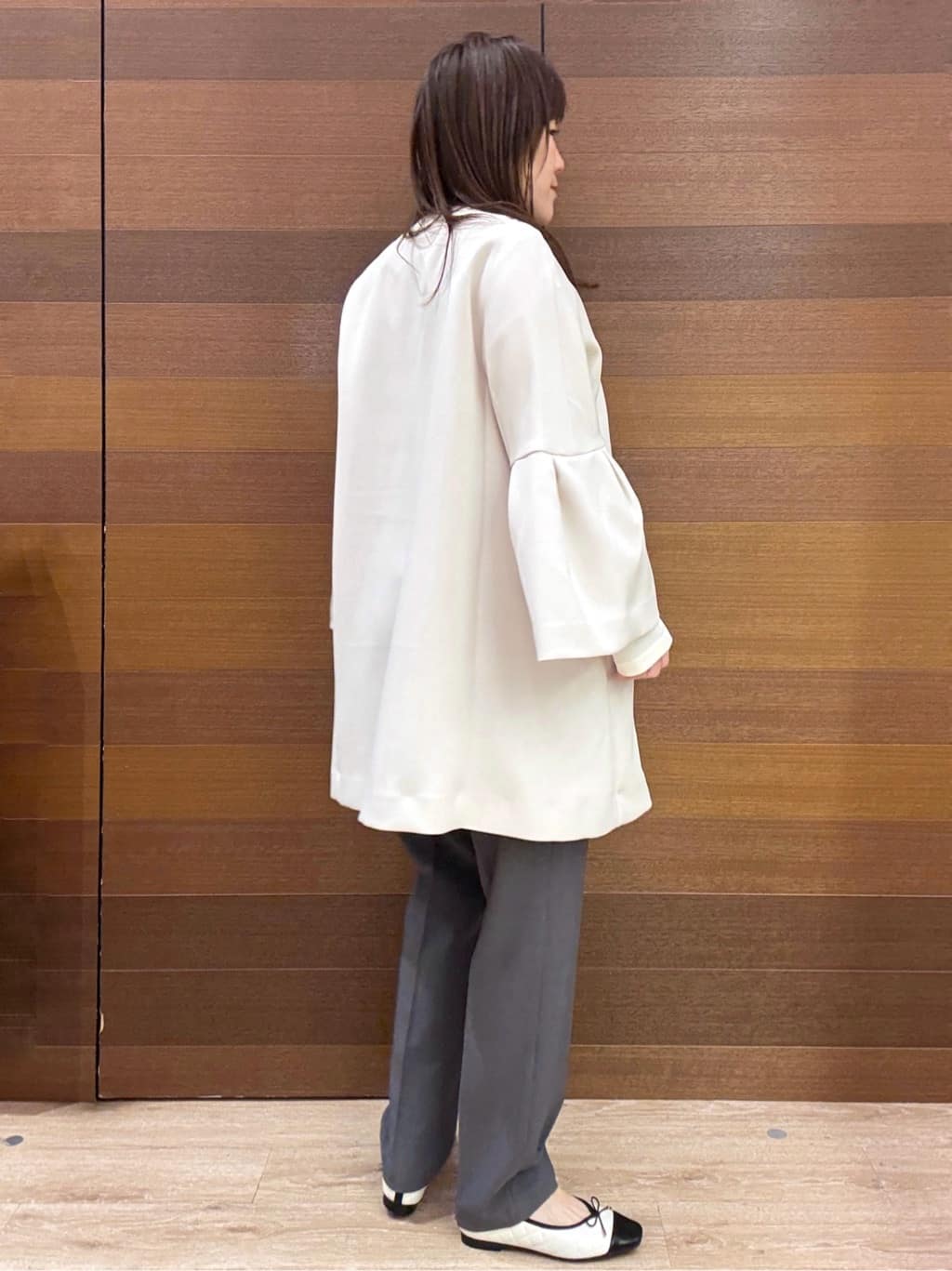 maichiさんの「OPAQUE.CLIP｜マルチボーダーニット【洗濯機OK】」を使ったコーディネート