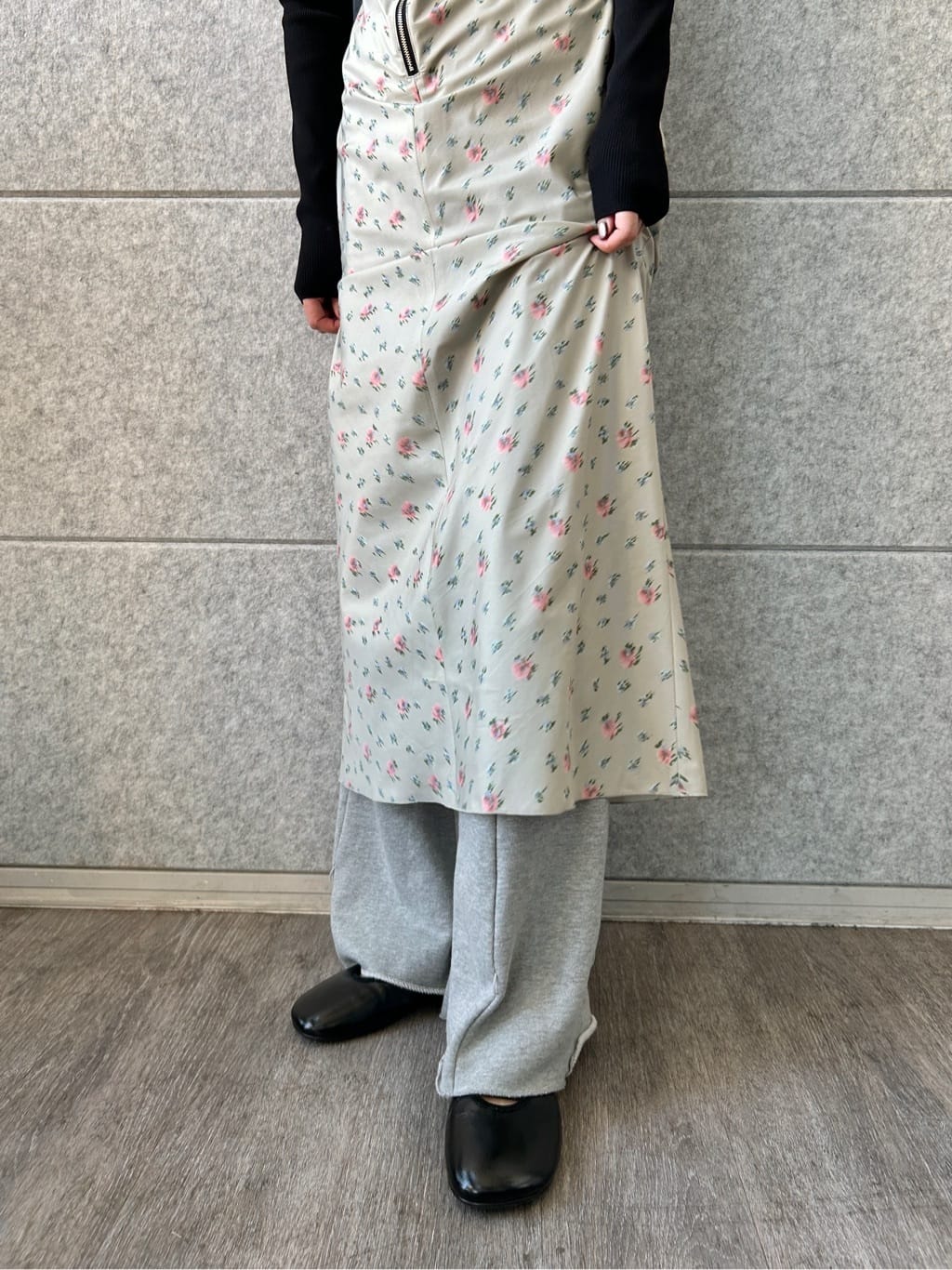 harunaさんの「CODE A｜【Re】ribbon sweat pants」を使ったコーディネート