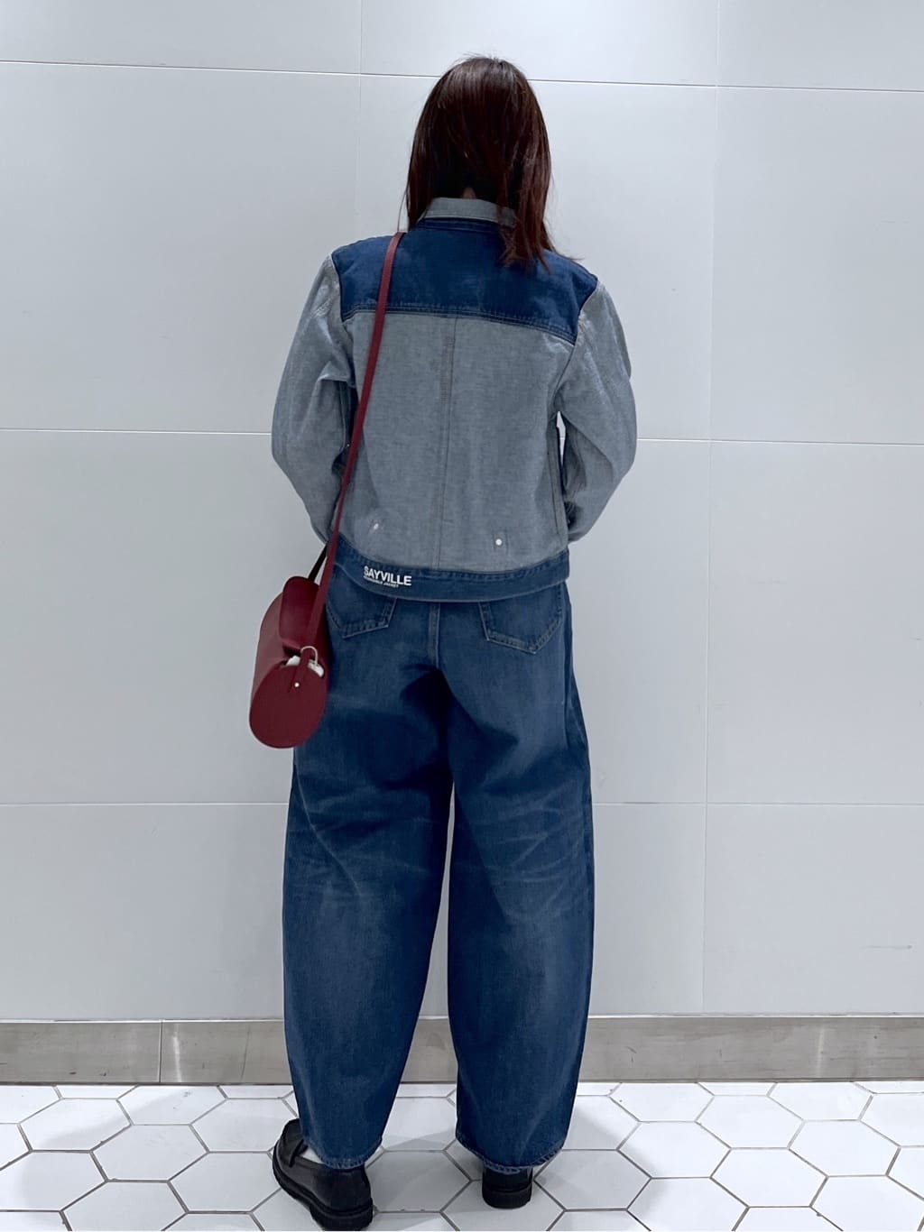Makinoさんの「Dessin｜【ユニセックス/2WAY】リバーシブルデニムジャケット」を使ったコーディネート