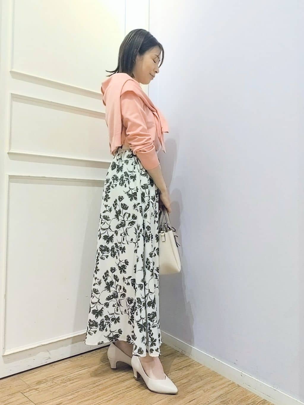 miomioさんの「SHOO･LA･RUE｜ハンドルリボンデザイントートバッグ」を使ったコーディネート