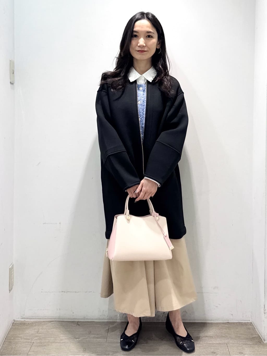 yuicciさんの「OPAQUE.CLIP｜リバーシブル配色ノーカラーコート【洗濯機OK】」を使ったコーディネート