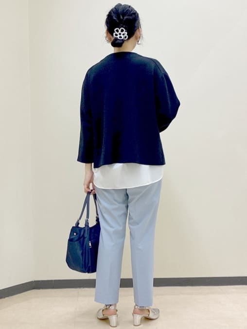  beni_gingerさんの「Reflect｜【着回し力◎】ジャケット風ニットカーディガン」を使ったコーディネート