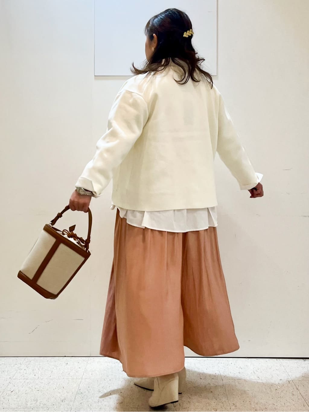 kimmyさんの「Reflect｜【セットアップ可】ダブルジャカードニットベスト」を使ったコーディネート