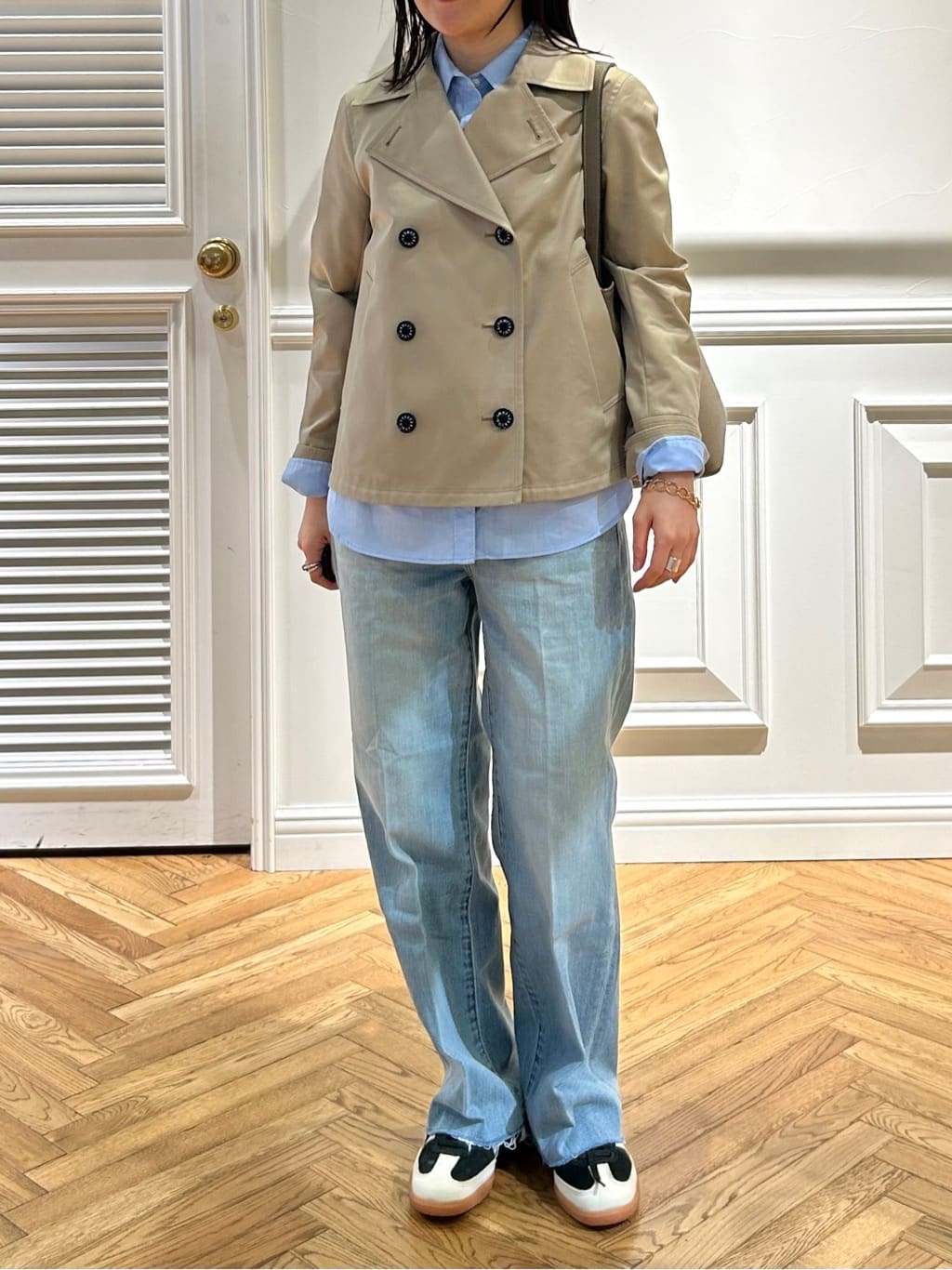 cocoさんの「DRESSTERIOR｜【通勤用/ウォッシャブル】オックスフォードシャツ」を使ったコーディネート