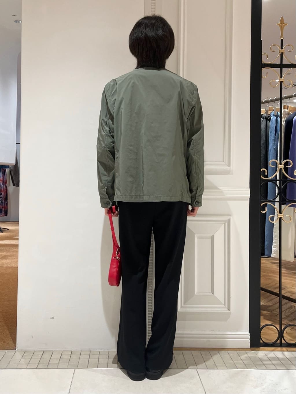Watanabeさんの「DRESSTERIOR｜【接触冷感/ウォッシャブル】センタープレスジョーゼットパンツ」を使ったコーディネート