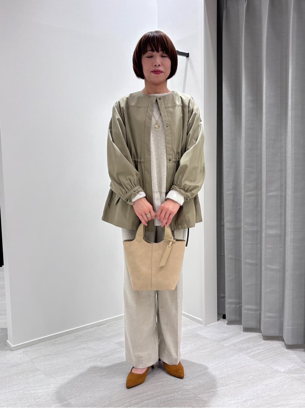 Satoさんの「UNTITLED｜◆【はっ水】ライトコットンミリタリーコート」を使ったコーディネート