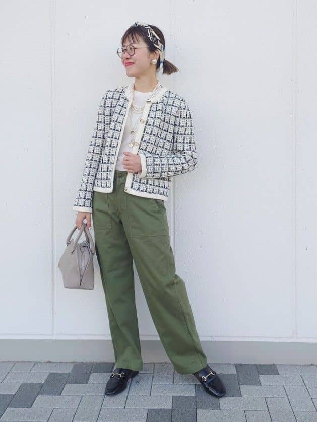 MUTSUKOさんの「UNTITLED｜【TORRAZZO DONNA】ツイードコットンカーディガン」を使ったコーディネート