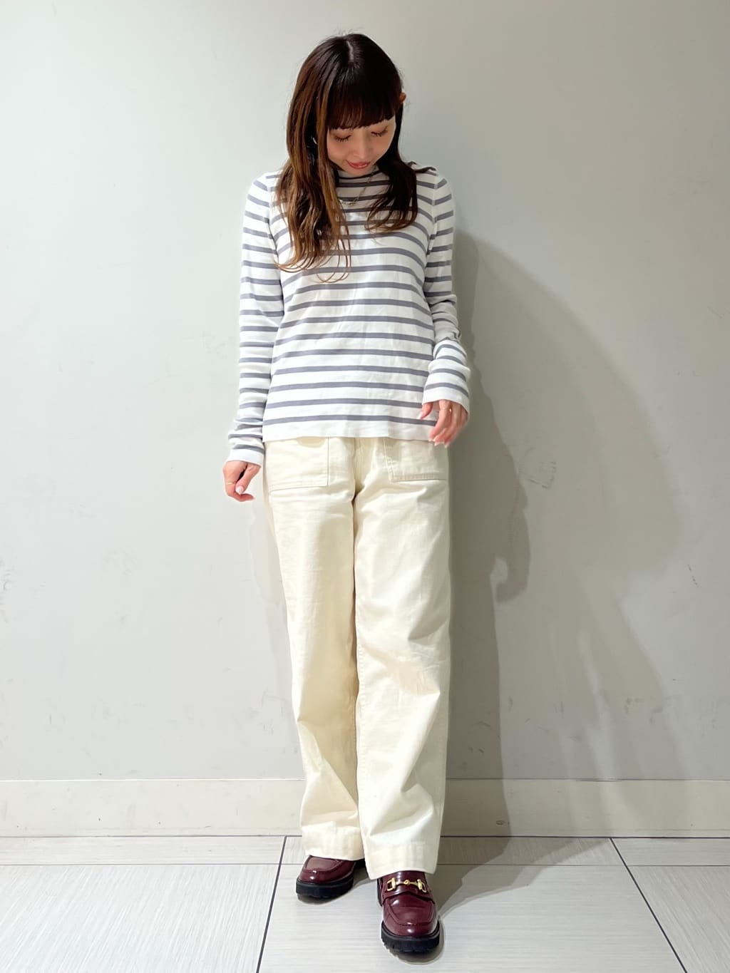 じゅんさんの「DRESSTERIOR｜【ウォッシャブル/撥水素材】Ａライン ショートモッズコート」を使ったコーディネート