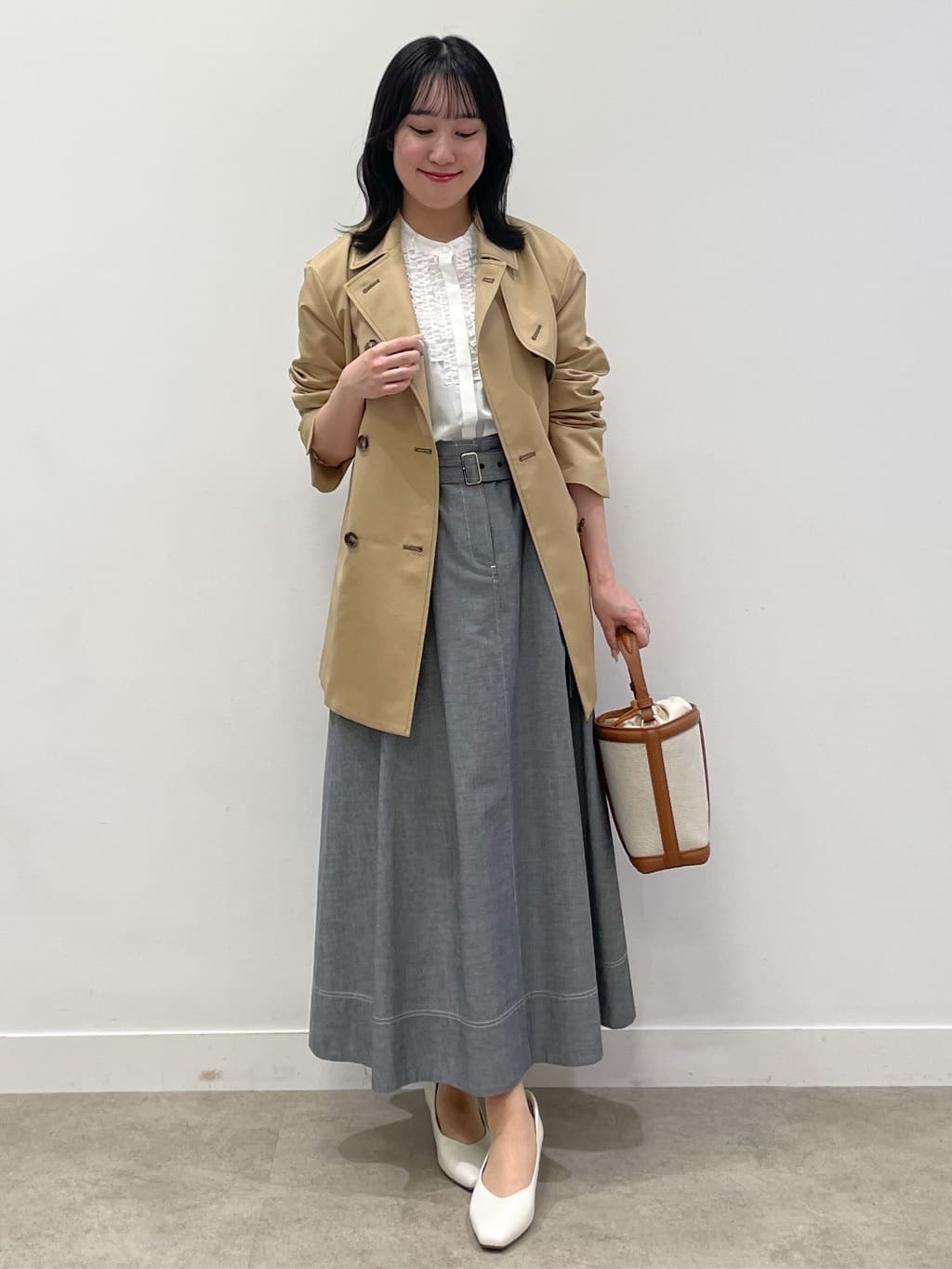 yukariさんの「Reflect｜【オン・オフ着回しやすい◎】ダブルブレストジャケット」を使ったコーディネート