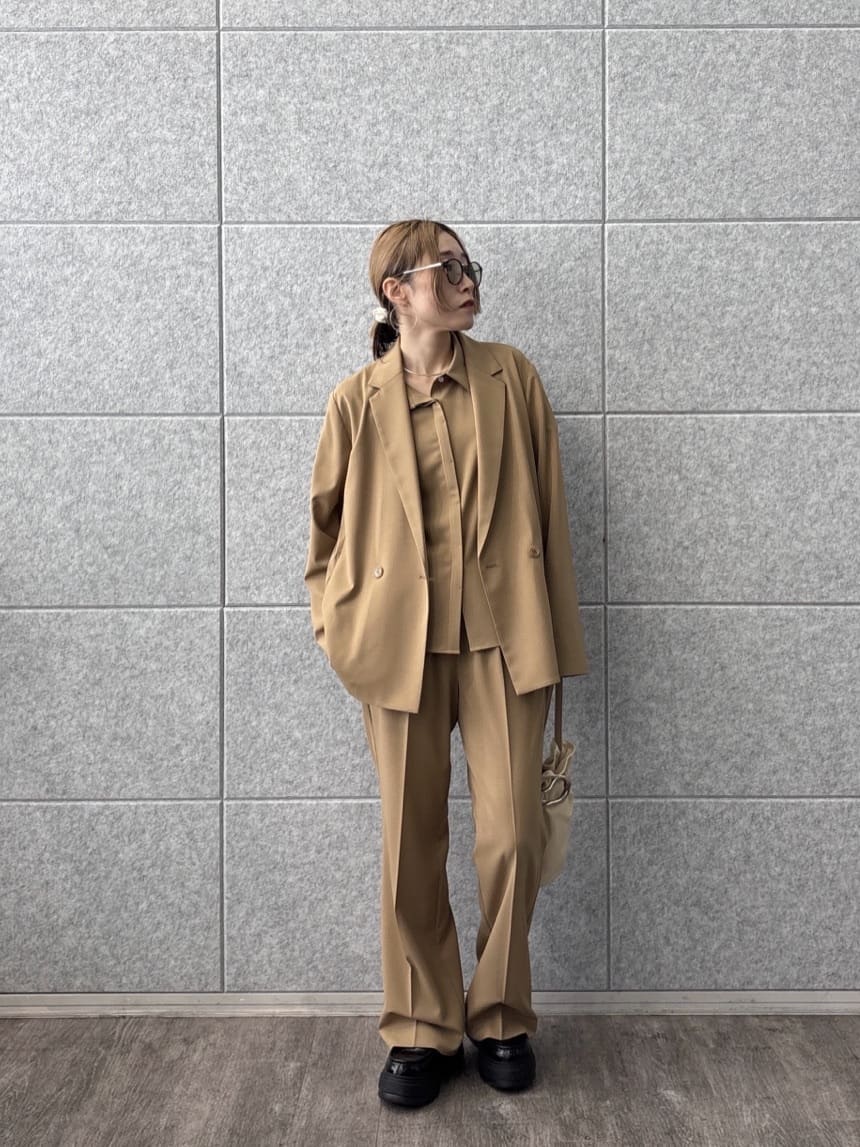 kotakiさんの「INDIVI｜Comfy SET UP｜ダブルブレストイージージャケット【セットアップ対応／通勤／カセット服／接触」を使ったコーディネート