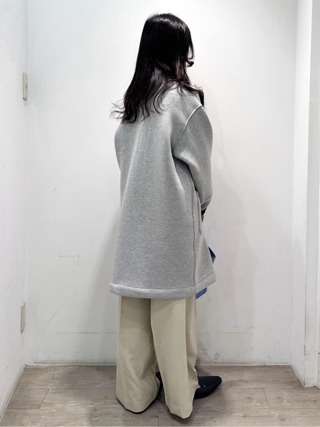 yuicciさんの「OPAQUE.CLIP｜リバーシブル配色ノーカラーコート【洗濯機OK】」を使ったコーディネート