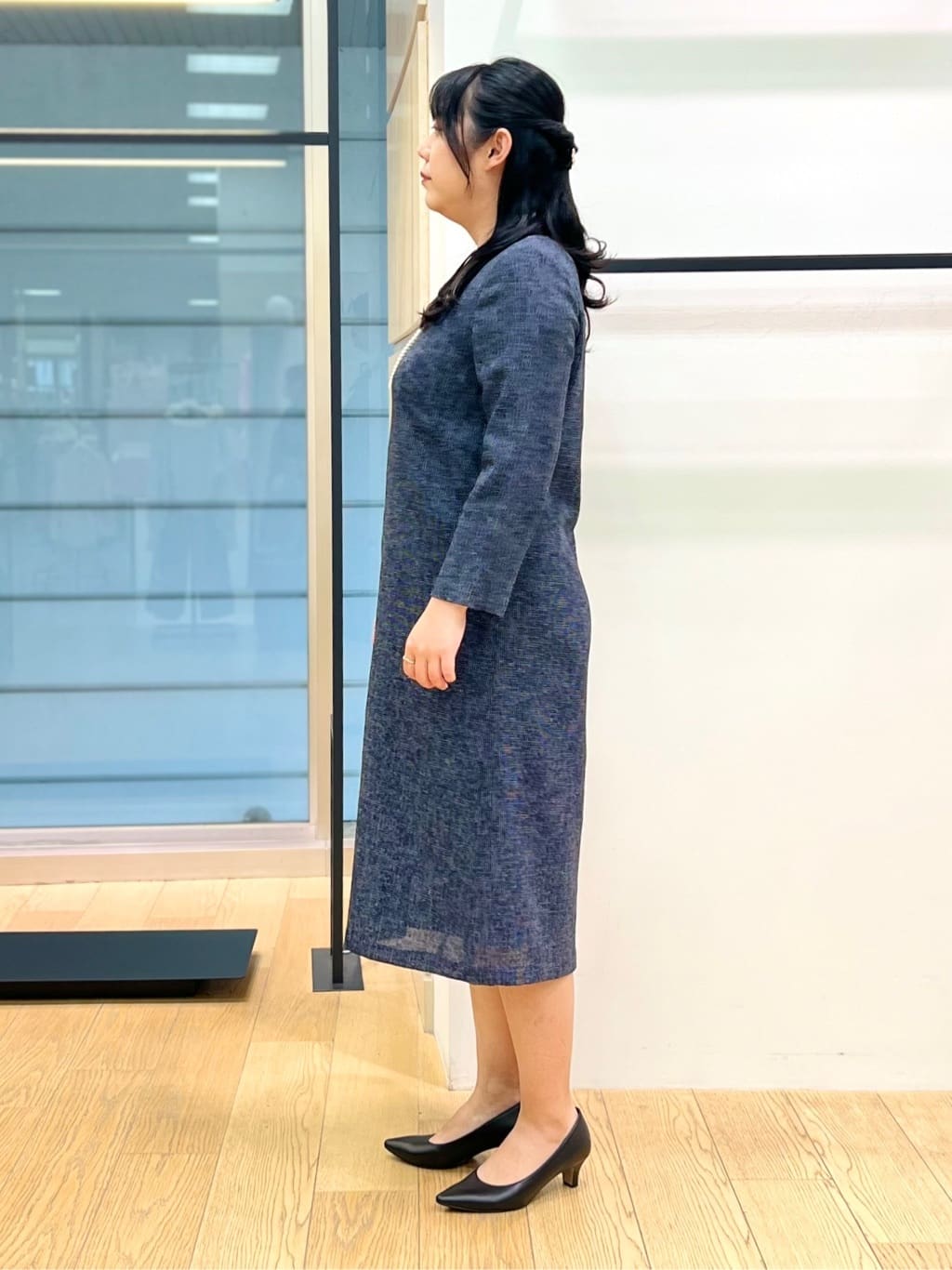 shimaさんの「INDIVI｜【マルチWAY】3点セットパール調ネックレス」を使ったコーディネート