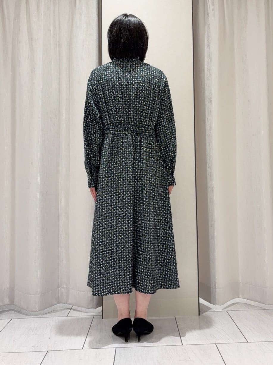 わたなべさんの「UNTITLED｜【洗える/きれいめ】クラシカルツイードワンピース」を使ったコーディネート