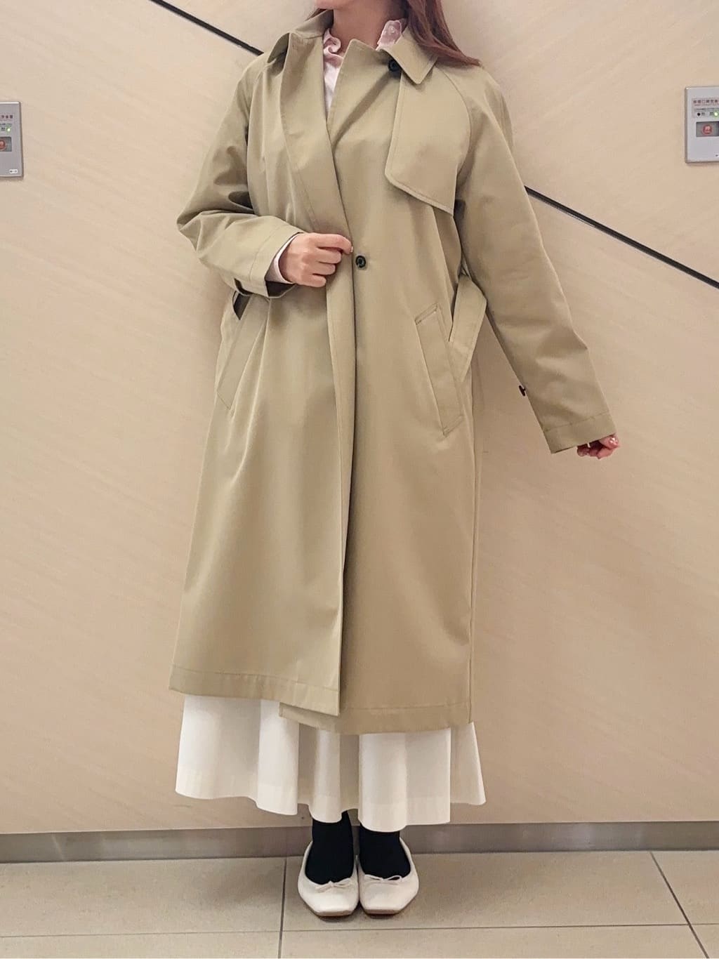 Rinaさんの「DRESSTERIOR｜◆【ウォッシャブル/美シルエット】ライト トレンチコート」を使ったコーディネート