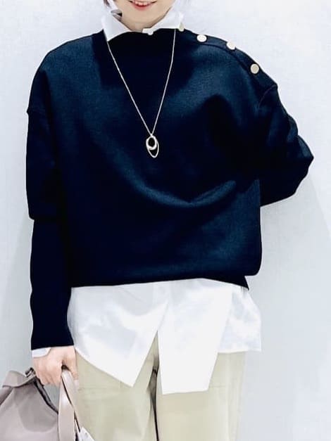 Miwaさんの「UNTITLED｜【洗える】ミラノリブニット」を使ったコーディネート