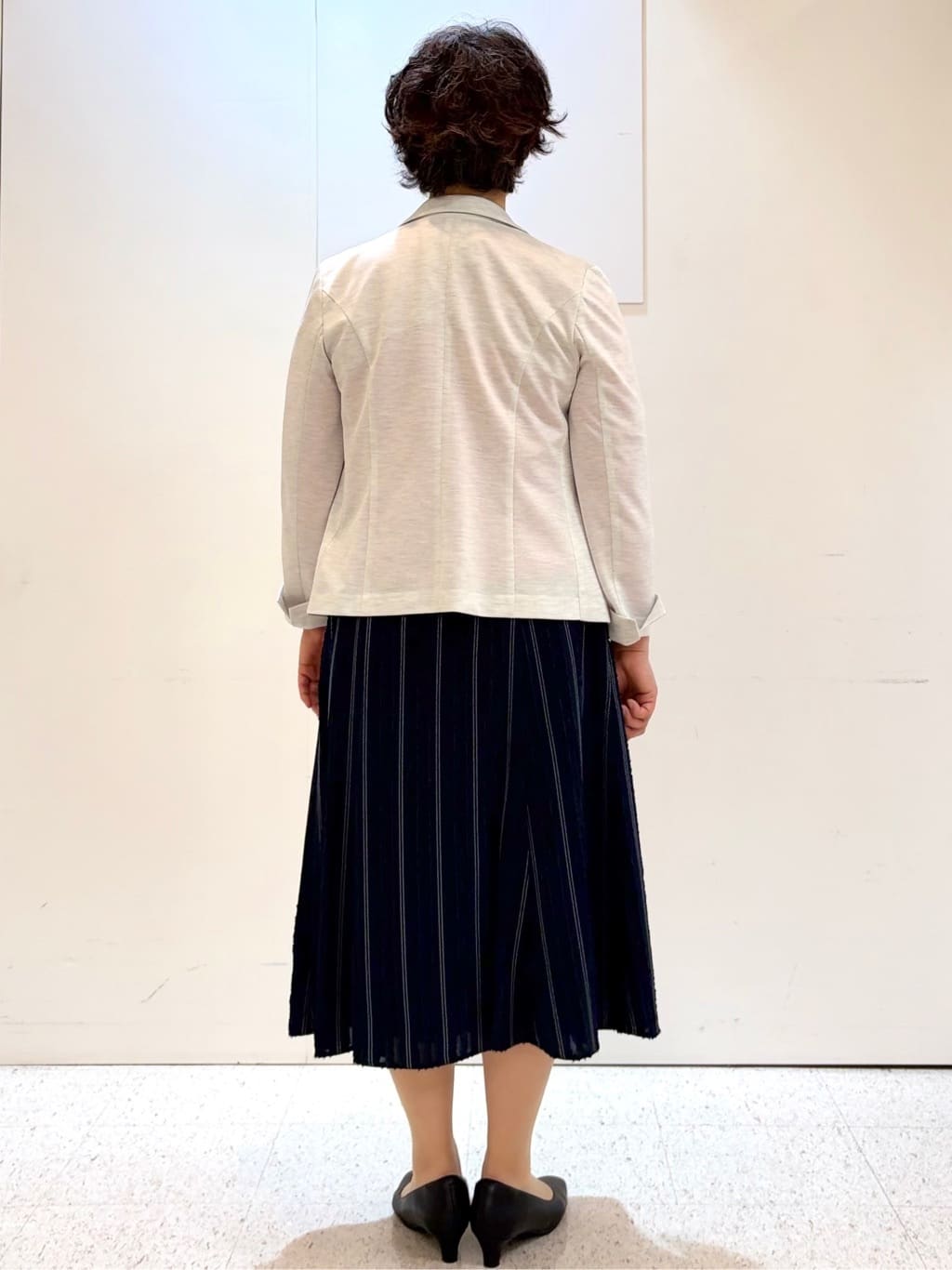 ヤスコさんの「Reflect｜【SS-4Lサイズ／UVカット／接触冷感】匠ジャケット／ベーシックテーラード」を使ったコーディネート