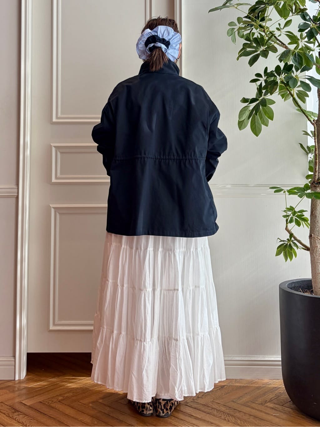 nakaoさんの「DRESSTERIOR｜【ウォッシャブル】コットンシルクハーフスリーブニット」を使ったコーディネート