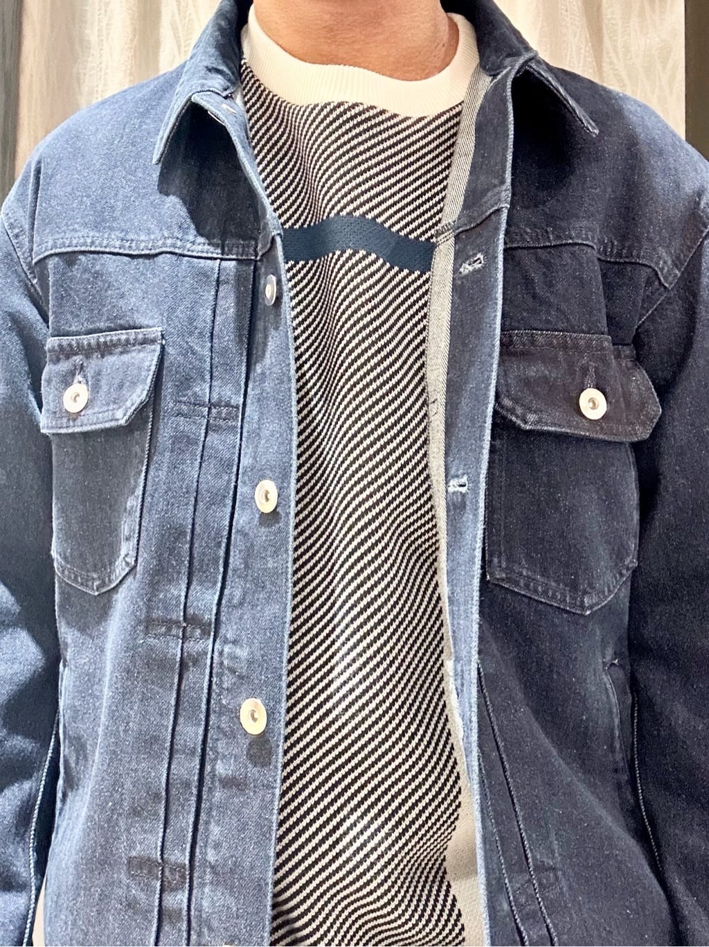 KENJI Iさんの「THE SHOP TK｜【大人にも取り入れやすい】デニムジャケット セットアップ可/洗濯機OK」を使ったコーディネート